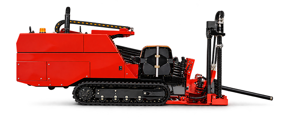 Red directional drill rig